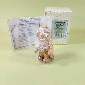 New Cherished Teddies Hunter "Me Cavebear, You Friend" Caveman Halloween 354104 - Picture 1 of 11
