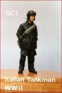 Hornet WWII Italian Tankman Tank Crew Member 1/35 Scale Resin Figure Model Kit - Picture 1 of 1