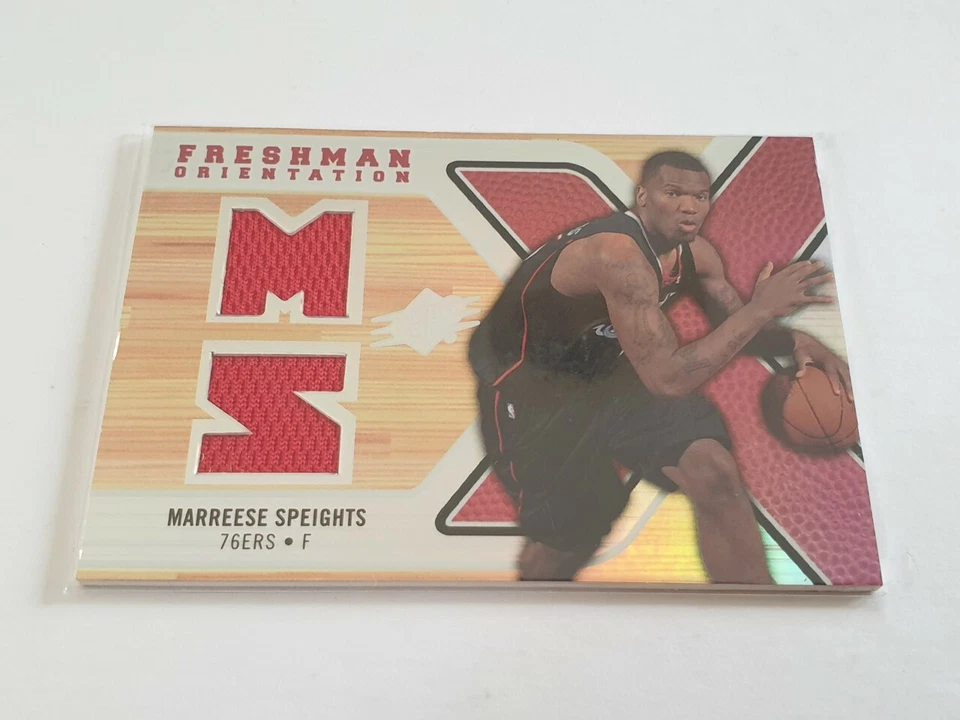 2008-09 SPx Freshman Orientation Mareese Speights Dual Jersey Card- Philadelphia - Image 1 of 1