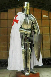 Armor Suit Knight Armor Templar Combat Full Body Armor costume - Picture 1 of 3