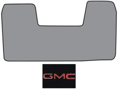 1999 GMC C3500 Old Body Style Cutpile Carpet Logo Floor Mat Front Row 1pc - Image 1 of 2