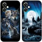 2 Pcs Moon Wolf Group Tpu Silicon Gel Back Case Cover For Oneplus 1+ Phone