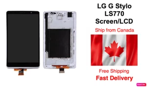 LG G Stylo LS770 - Boîtier cadre écran tactile LCD de remplacement - Photo 1 sur 3
