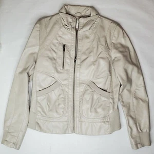 Xhilaration Womens Juniors Large Faux Leather Jacket Coat - Picture 1 of 4