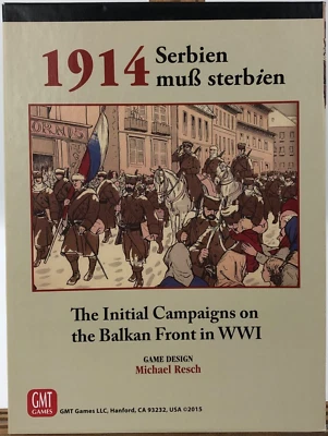 1914 (Serbia Must Die) GMT Board Game by Michael Resch COMPLETE Like New - image 1 of 4