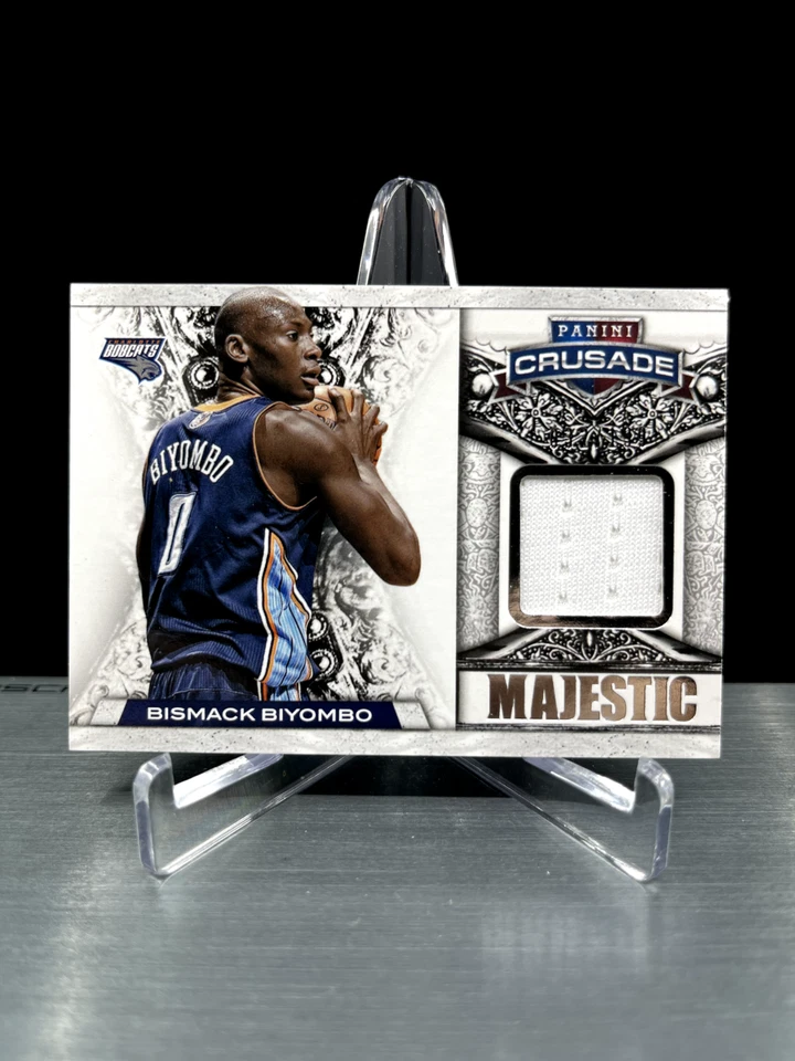 2014 BISMACK BIYOMBO - 32/199 PATCH - Panini Crusade Majestic #42 - MINT - Image 1 of 4