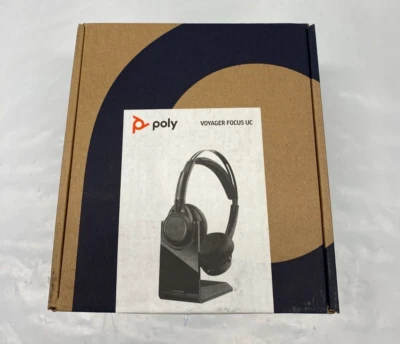 Plantronics Voyager B825 Focus UC Wireless Headset w/ Charging Stand - Image 1 of 3