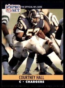 1990 Pro Set Courtney Hall Football Cards #628 - Picture 1 of 2
