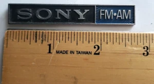 Sony FM AM Badge - Picture 1 of 4