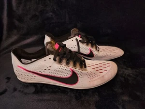 Nike Zoom Victory Elite 2 Track Spikes Gray Black 835998-002 Mens Size 10 - Picture 1 of 5