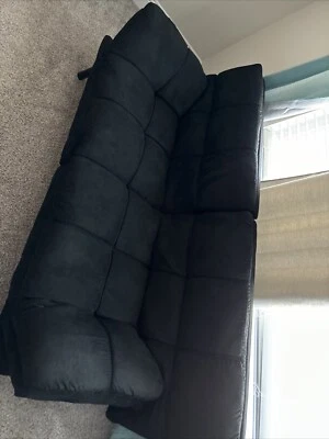 Mainstays Memory Foam Futon 72",Black  - Image 1 of 4