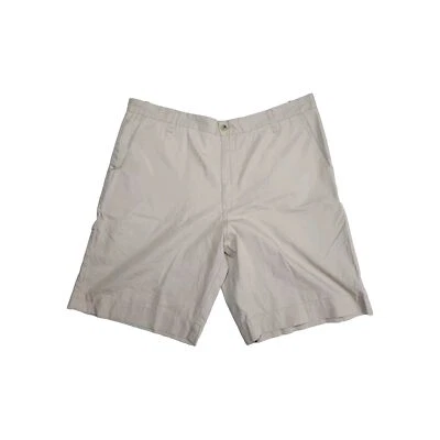 Pantalones Cortos Chinos Woolrich Para Hombre Talla 40 Beige Ligeros Frente Plano Tostado Británico Foto 1 de 4