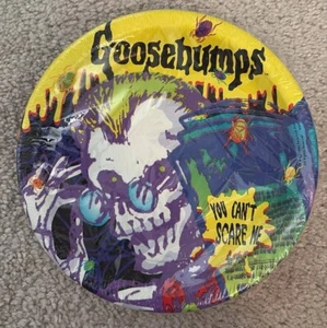 Vintage Goosebumps Party Plates Complete Set Of 8 Sealed 8 3/4 inch - Picture 1 of 2