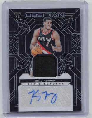 2023-24 Panini Obsidian #RJI-MUR Kris Murray Rookie Jersey Auto #/99 - Image 1 of 2