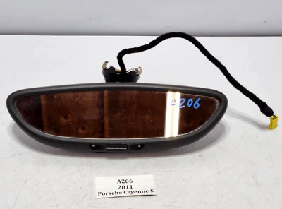 ✅ Espejo retrovisor interior negro Porsche Cayenne S 958 2011-2018 OEM Foto 1 de 4