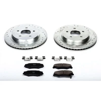 PowerStop Disc Brake Kit Rear - Fits Cadillac XLR 2004-2009, Chevrolet Corvette Foto 1 de 4