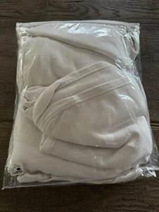 RESTORATION HARDWARE CLOUD TRACK RIGHT ARM CHAIR LUXE SLIPCOVER LINEN WHITE - Picture 1 of 13