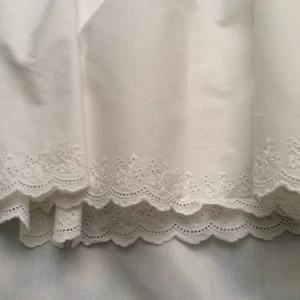 Ralph Lauren Bromley Lace White Queen Bed Skirt/Ruffle EPOC - Bild 1 von 15