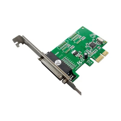 Printer DB-25 Parallel Port Adapter Card | PCIe x1 PCI-Express Interface CH382 - Image 1 of 4