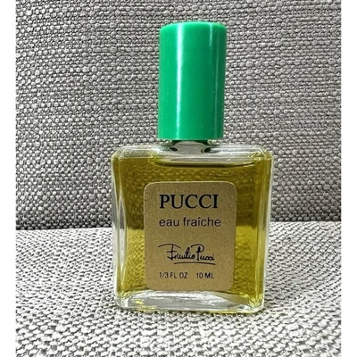 Винтажные духи Emilio Pucci eau fraiche Paris 1/3 жидкой унции 10 мл полная оригинальная коробка - Изображение 1 из 4