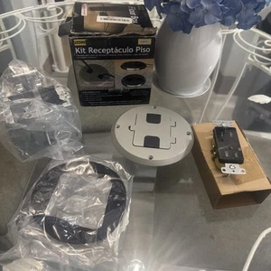 RiteAV Floor Box Blank Stainless Steel - Afbeelding 1 van 10