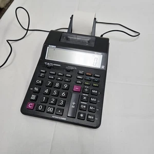 Casio HR-170RC 2-Color 12-Digit Display Printing Calculator w/power  - Works  - Picture 1 of 13