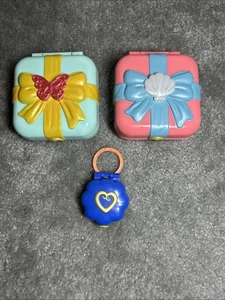 Mattel Polly Pocket Mini Compactos Juego Lote de 2 2018 Plus Llavero 2017 - Imagen 1 de 10