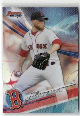 Bowman's Best #27 2017 refractor Craig Kimbrel Boston Red Sox Foto 1 de 2