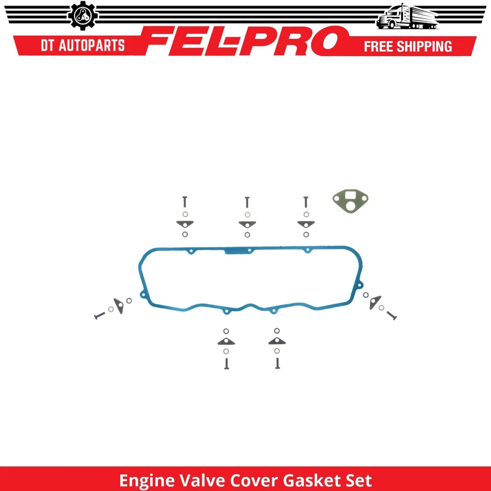 For 1985-1988 Chevrolet S10 Blazer 2.5L L4 Engine Valve Cover Gasket Set Fel-Pro - Image 1 of 1