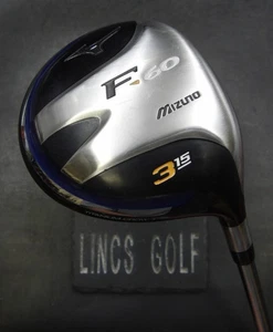 Mizuno F-60 15° 3 Wood Extra Stiff Graphite Shaft Golf Pride Grip - Picture 1 of 6