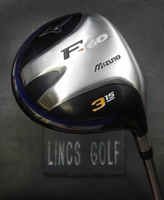 Mizuno F-60 15° 3 Wood Extra Stiff Graphite Shaft Golf Pride Grip - Image 1 of 4