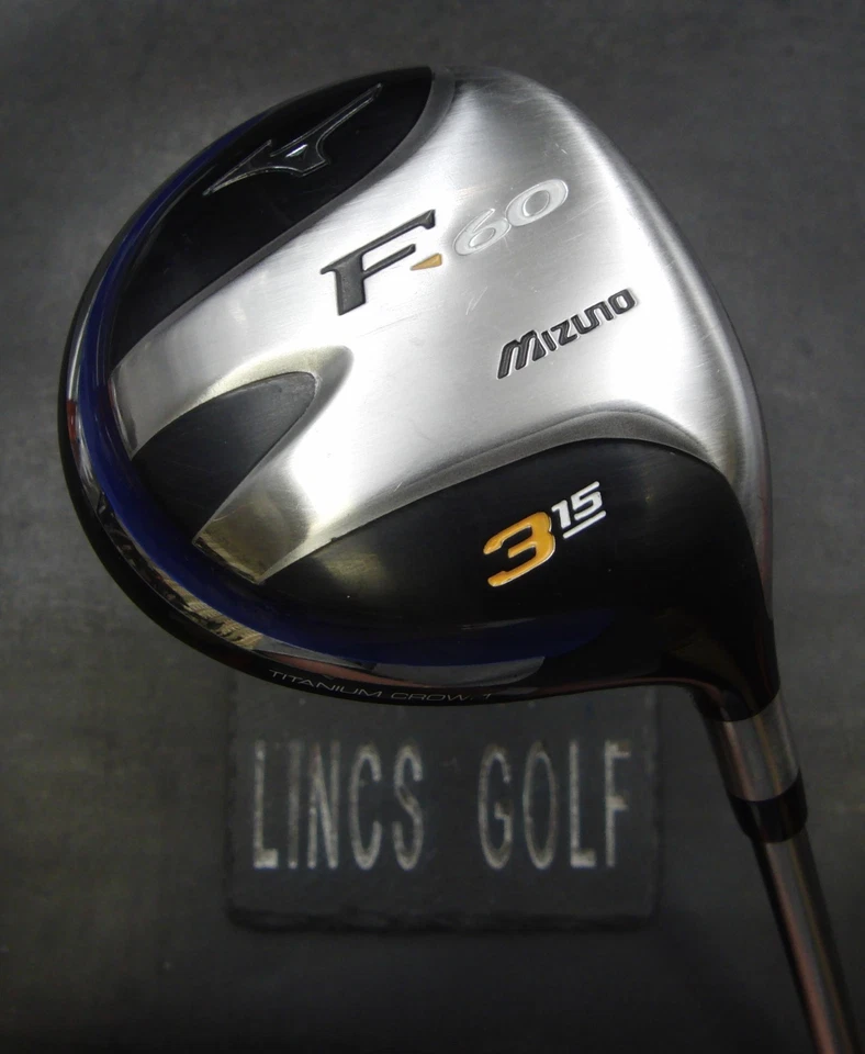 Mizuno F-60 15° 3 Wood Extra Stiff Graphite Shaft Golf Pride Grip - Image 1 of 4