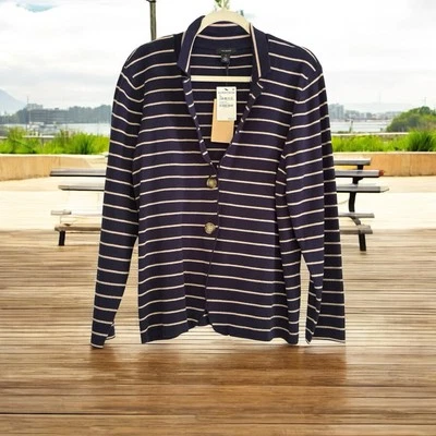 Halogen Size XL Classic Navy Cardigan Sweater Women XL NWT - Image 1 of 4