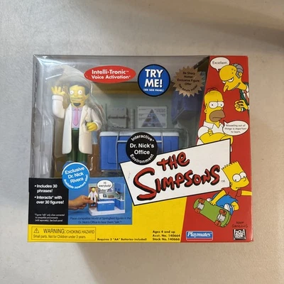 🔥PLAYMATES THE SIMPSONS INTERACTIVE DR. NICK’S OFFICE ENVIRONMENT NEW🔥 - Image 1 of 2
