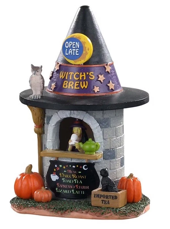 Lemax Spooky Town Witch’s Brew Coffee Halloween Village  Accent - Image 1 of 1
