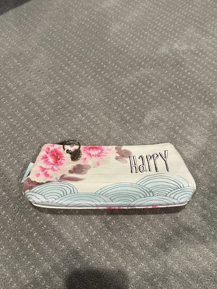 ¡Papaya! Bolsa de lona floral Happy con cremallera Foto 1 de 4