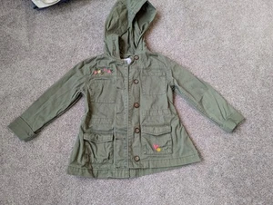Old Navy Camo Olive Green Jacket Kid Girls Sz 8 - Picture 1 of 2