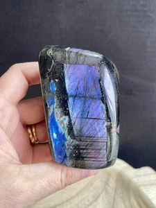 Crystal Labradorite Flash Free Form Spiritual Heal Meditate collect 250g L1 - Picture 1 of 14