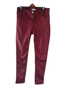 H and M Burgundy Jeggins Size Euro38 - Picture 1 of 5