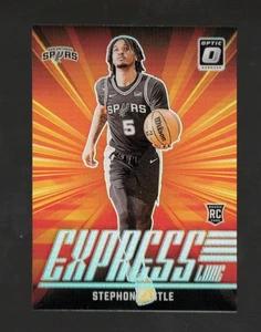 24-25 Donruss Optic Express Lane Silver Prizm Stephon Castle RC - Bild 1 von 3