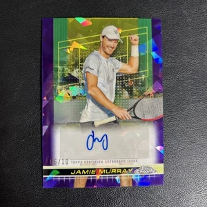 2024 Topps Chrome Tennis Jamie Murray Purple Sapphire Auto /10 - Picture 1 of 2