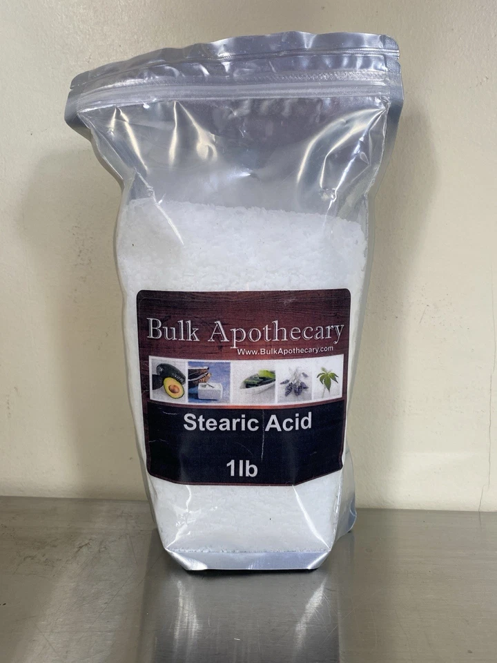 Free Shipping! Bulk Apothecary - STEARIC ACID - 1 LB - Image 1 of 1