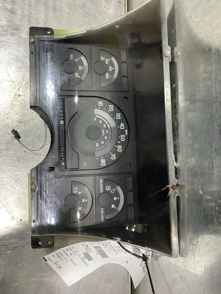 88 89 90 Chevy C1500 C2500 GMC Chevrolet Speedo cuadro de instrumentos calibre 8052 Foto 1 de 4