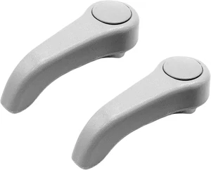 Set Di Maniglie Di Regolazione Sedile Anteriore Grigie per Renault Clio 2 Twingo - Foto 1 di 12