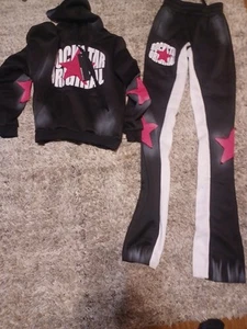 Rockstar Pink Star Tracksuit Small Womens - Picture 1 of 15