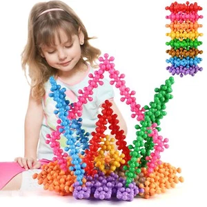 200 Pieces Building Blocks Kids Stem Toys Educational Discs Sets Interlocking So - Picture 1 of 7
