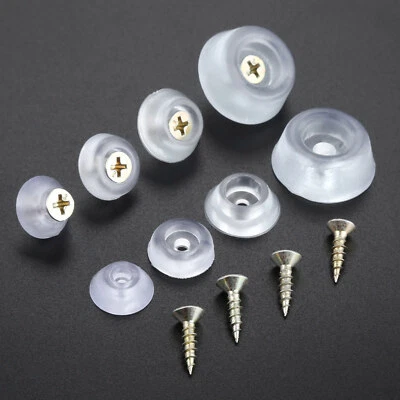 Klar Gummifüße Stahleinlage Gerätefüße Gehäusefüße Gummipuffer Maschinenfuss - Bild 1 von 4