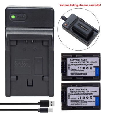 Batería o cargador para Sony DCR-30 DCR-DVD92 DCR-DVD103 DCR-DVD105 DCR-DVD202 Foto 1 de 4