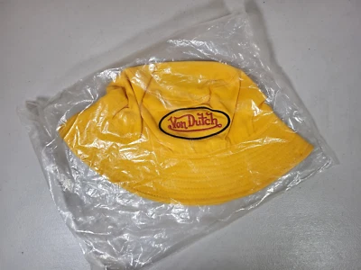 Gorra de pesca amarilla Von Dutch Bucket Hat Foto 1 de 3