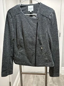Catherine Malandrino Women Gray Jacket L Large Clothing - Picture 1 of 8